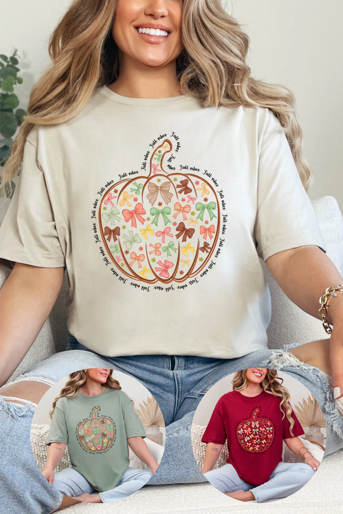 Bow Pumpkin Graphic Tee