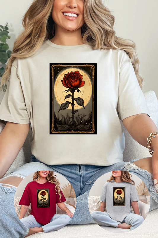 Rose Card Graphic Tee