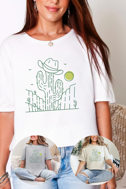 Cowboy Cactus Graphic Tee