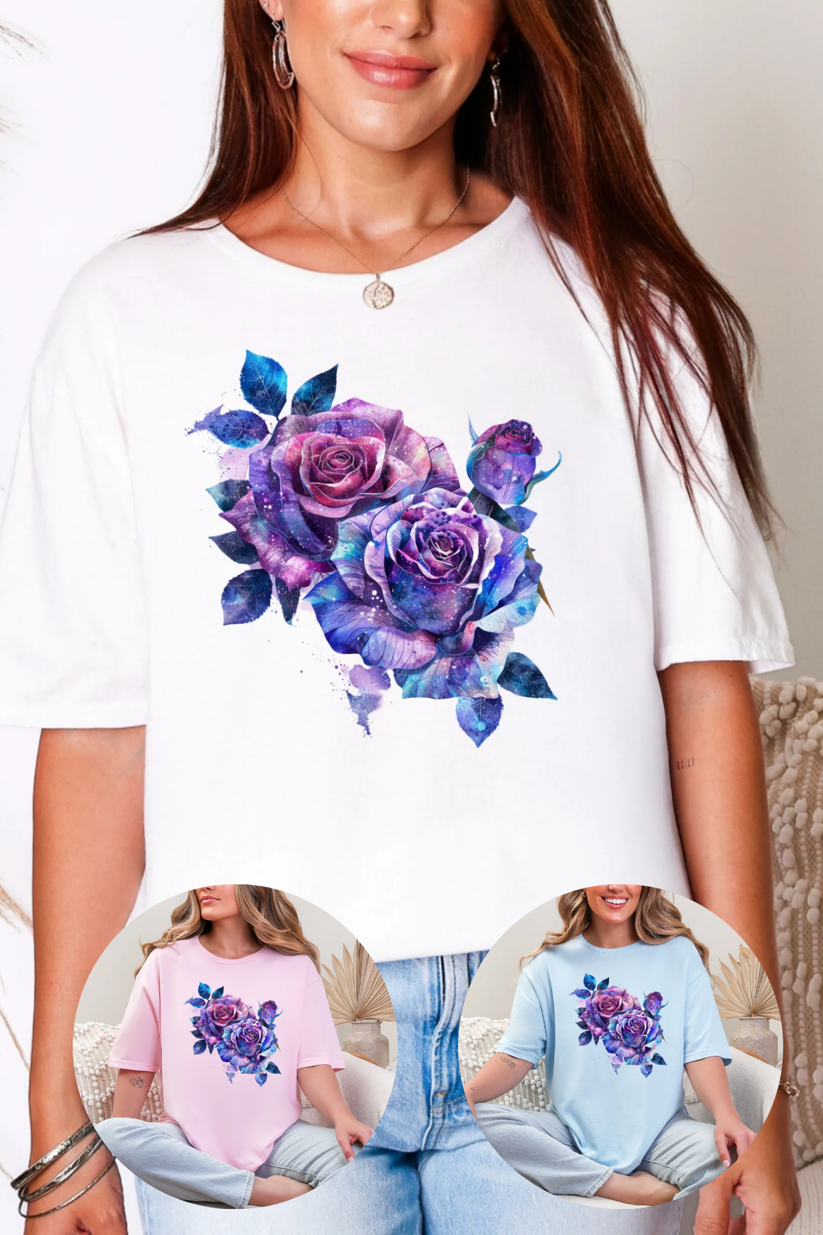 Dreamy Roses Graphic Tee
