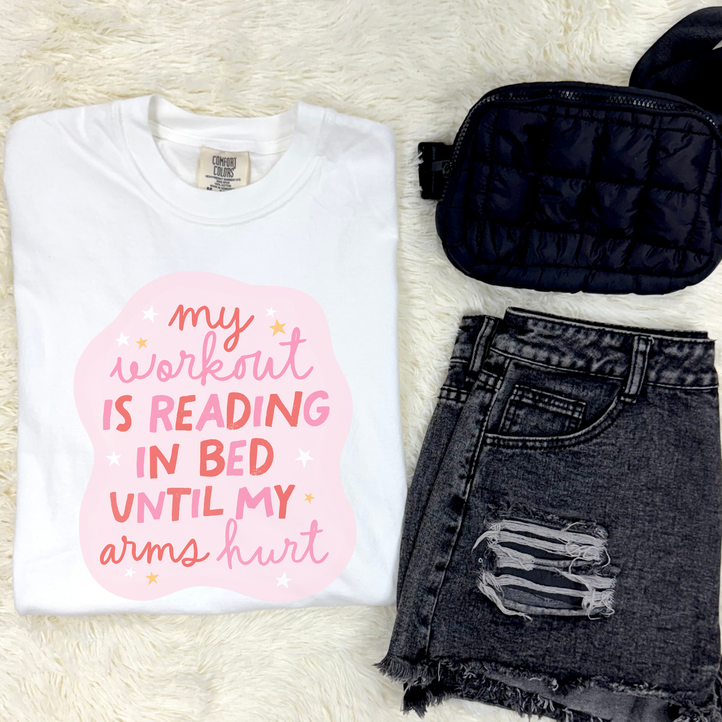 Reading in Bed Graphic Tee