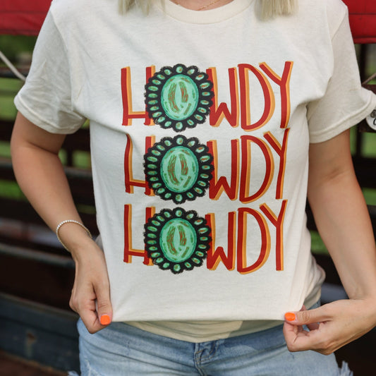 Howdy Howdy Concho Graphic Tee