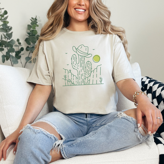 Cowboy Cactus Graphic Tee