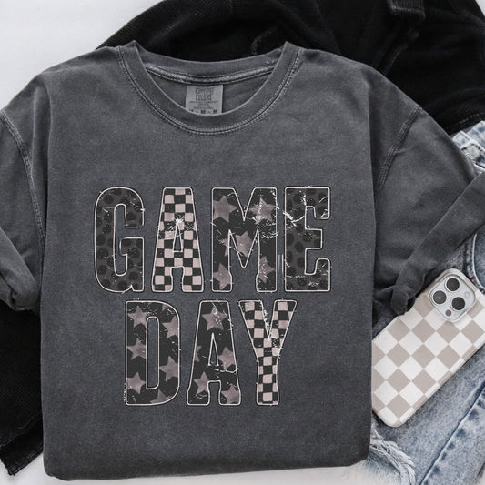 Game Day Grunge Graphic Tee & Sweatshirt