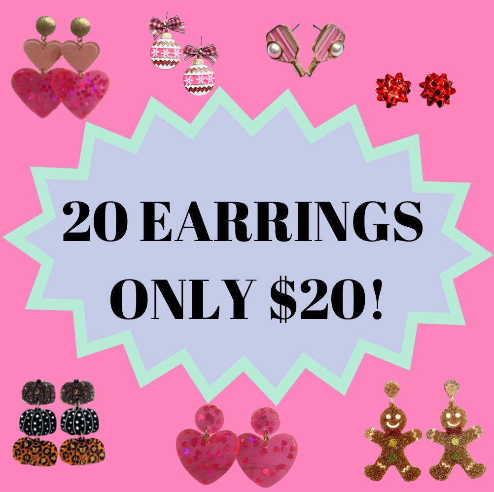 20 for $20 Earring Bag
