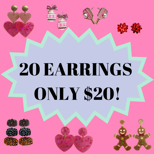 20 for $20 Earring Bag