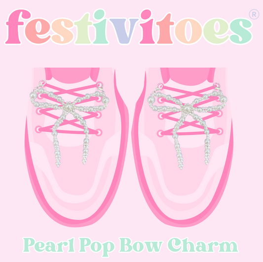FestiviToes Bow Shoe Charm Sets