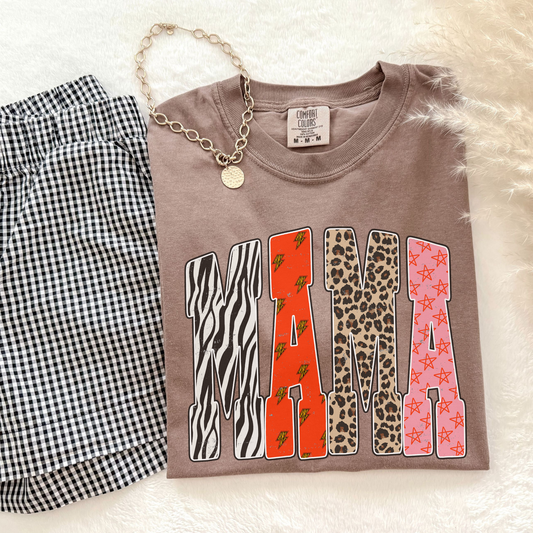 Mama Zebra Graphic Tee