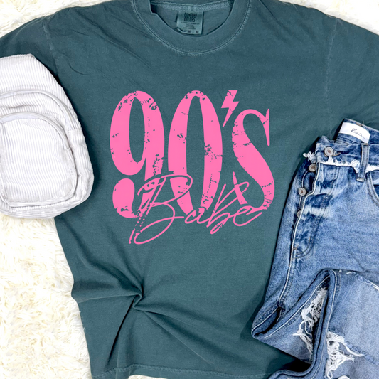 90's Babe Pink Graphic Tee