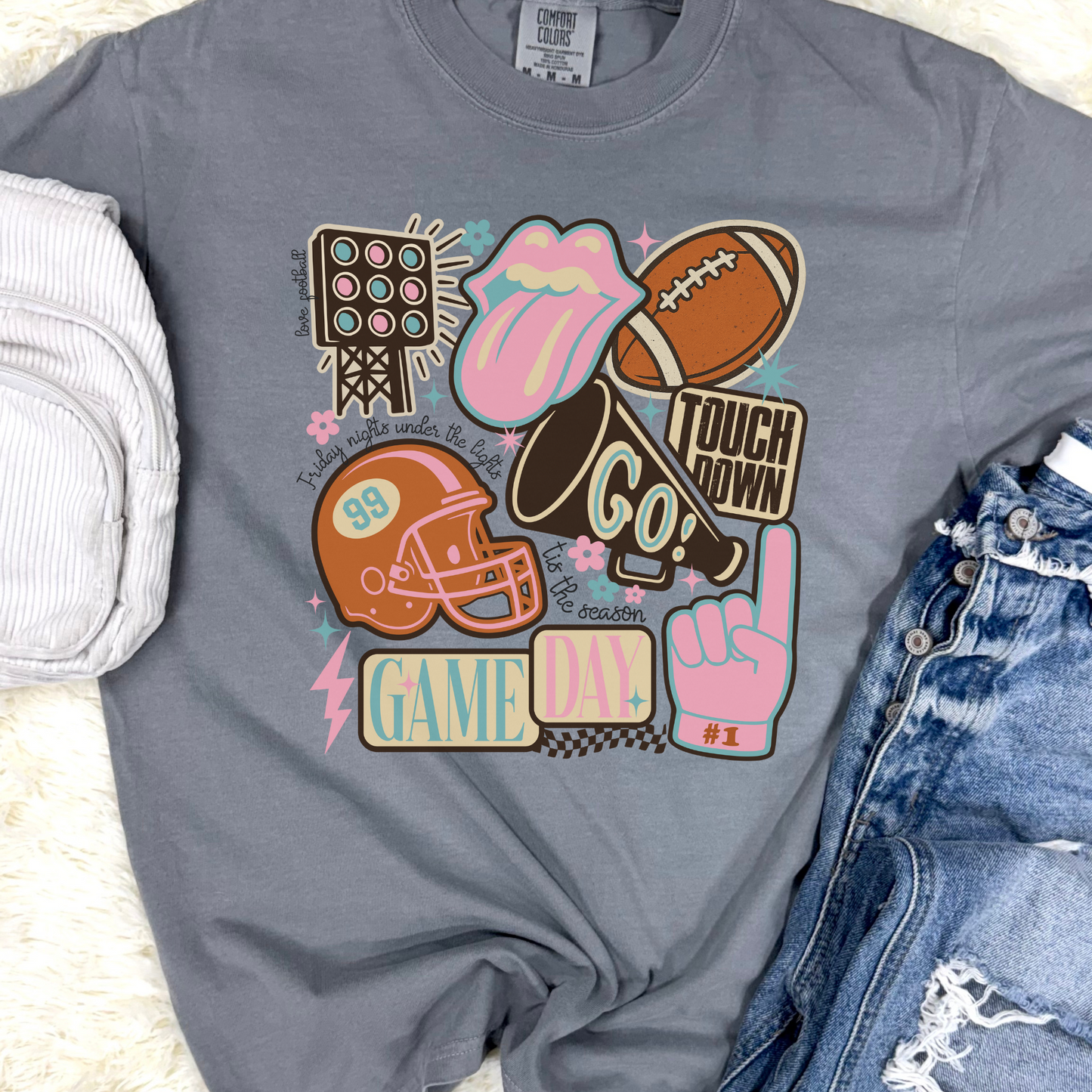 Retro Game Day Graphic Tee