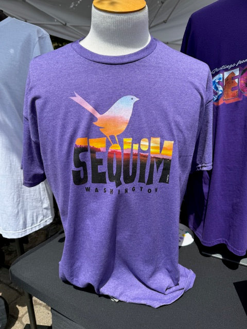 Sequim bird graphic t-shirt