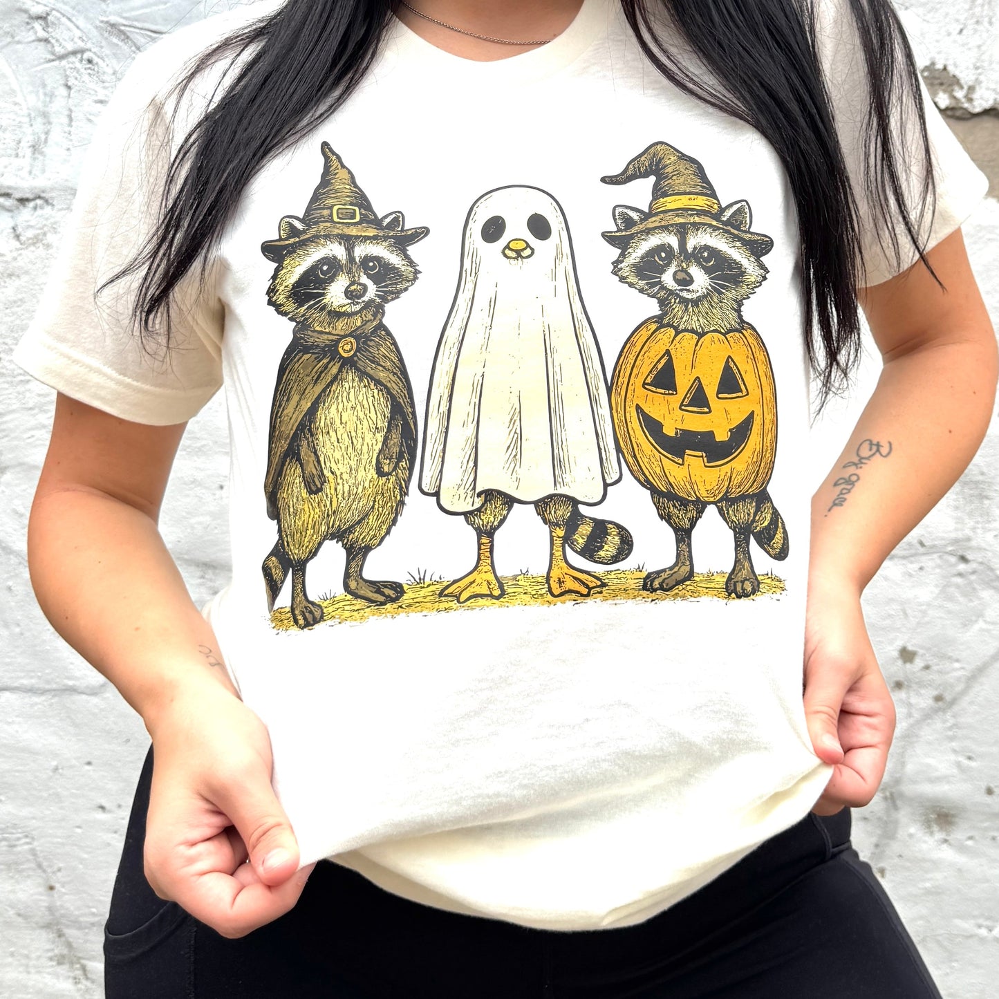 Racoon Ghost Graphic Tee