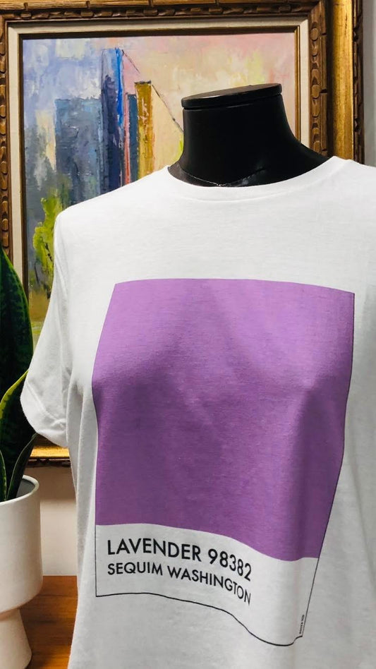 Lavender paint chip t-shirt